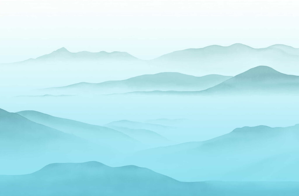 A25 Milky Mountains Art silk SKY