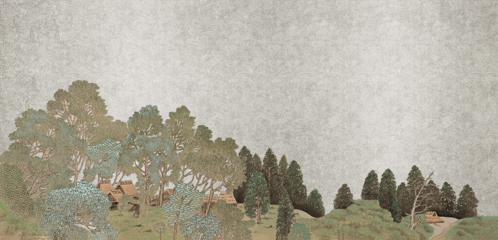 M27 Hill Views Gold leaf 25