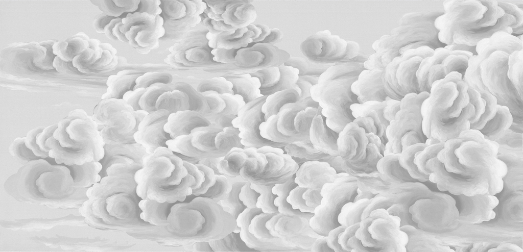 A21 Fantasy Clouds Light Grey