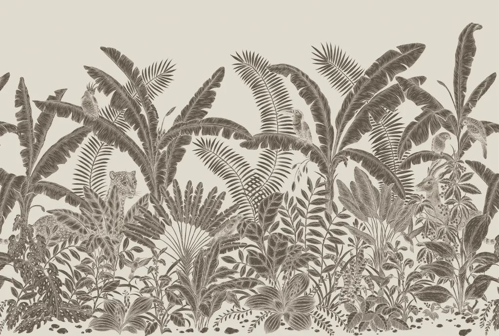 M23 Nahate Jungle Art Silk Cream