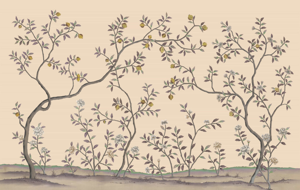 В17 Modest Art Paradise Art silk BEIGE