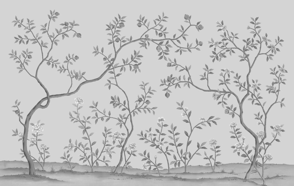 В17 Modest Art Paradise Art silk GREY