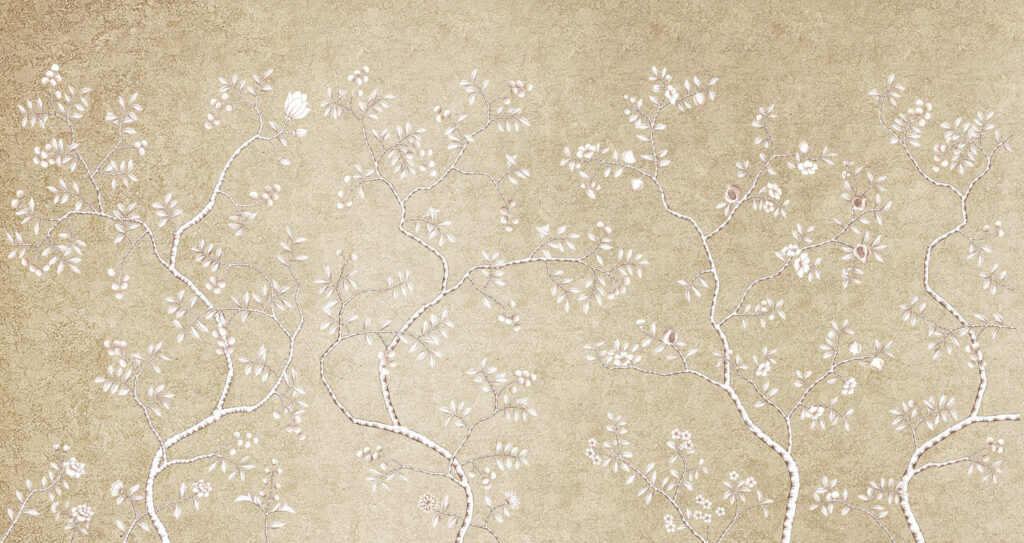 В38 Modest Art Bushy Lace Gold leaf 19