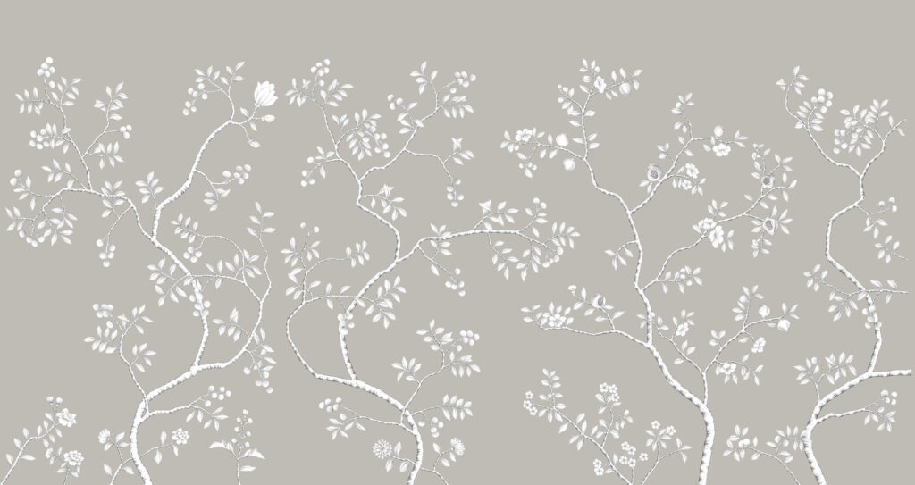 В38 Modest Art Bushy Lace Art silk GREY