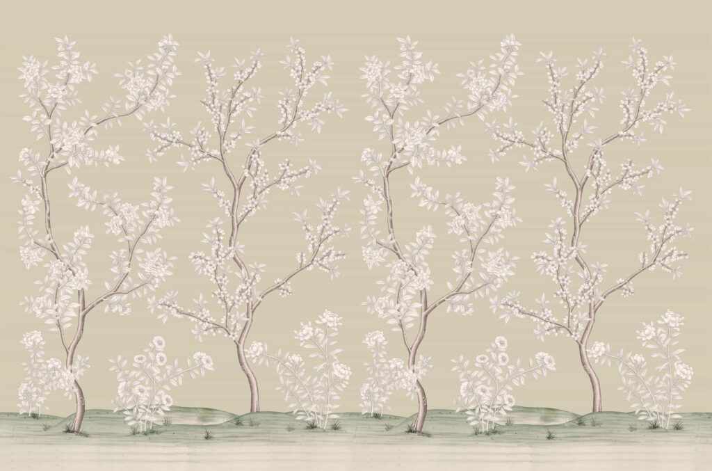 В44 Modest Art Garden Date Art silk OYSTER