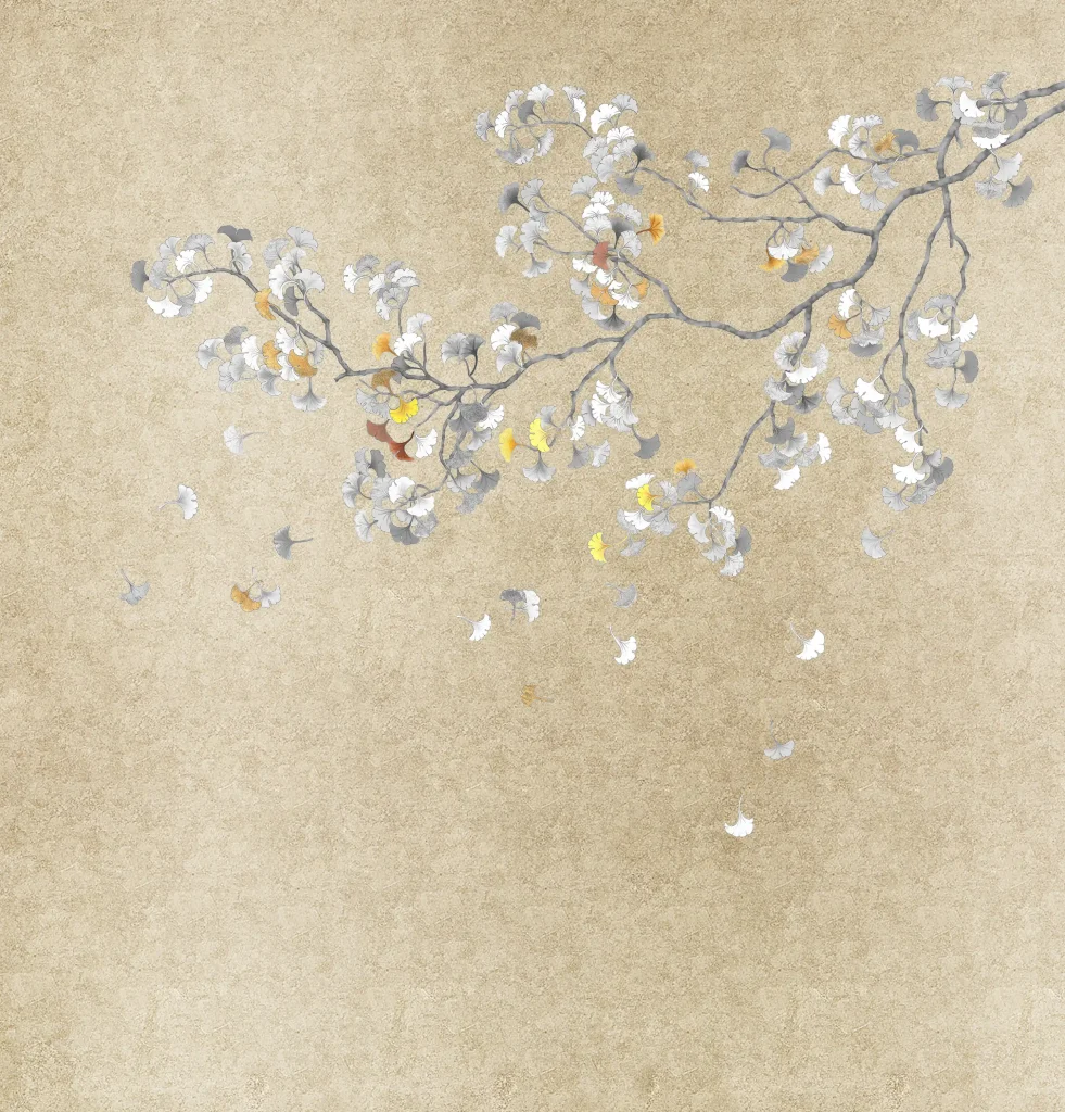 C36 Modest Art Ginko Tree Gold Leaf 19