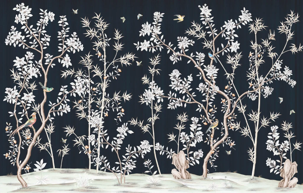 В55 Bamboo and Roses WVP 14