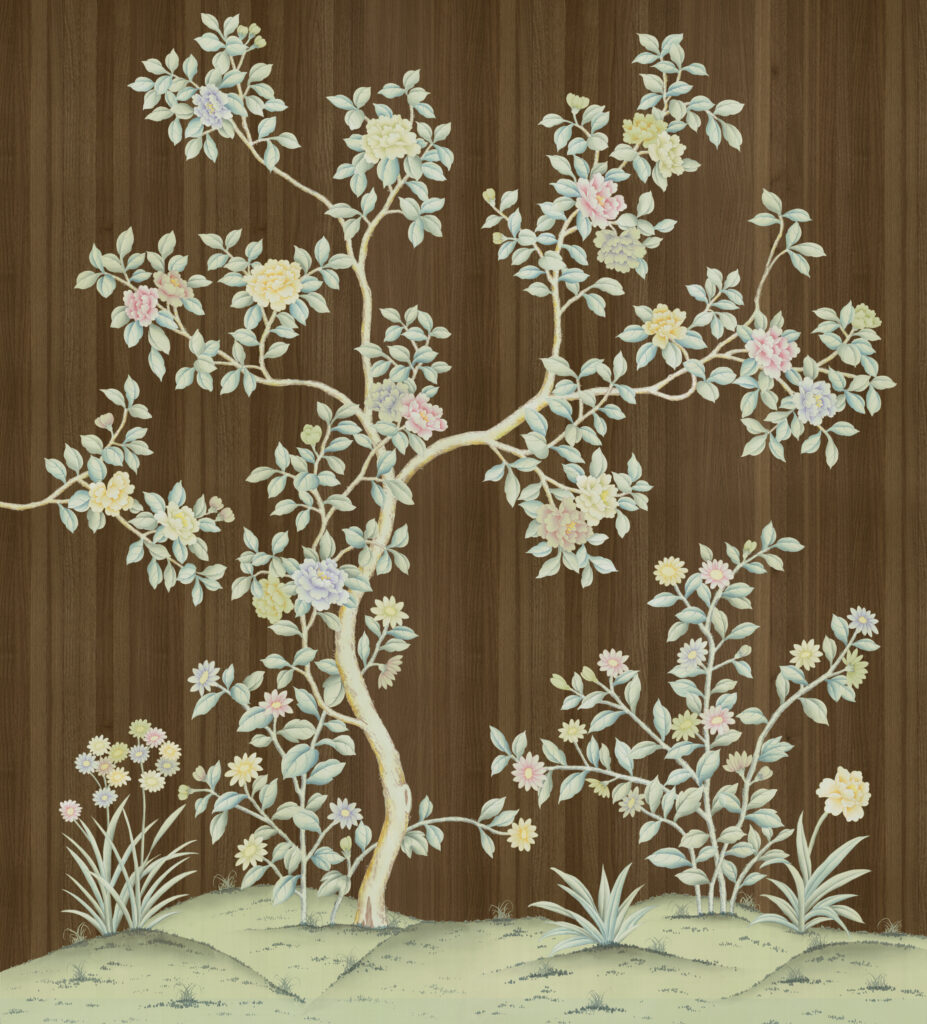 В2 Modest Art English Garden Wood Veneer