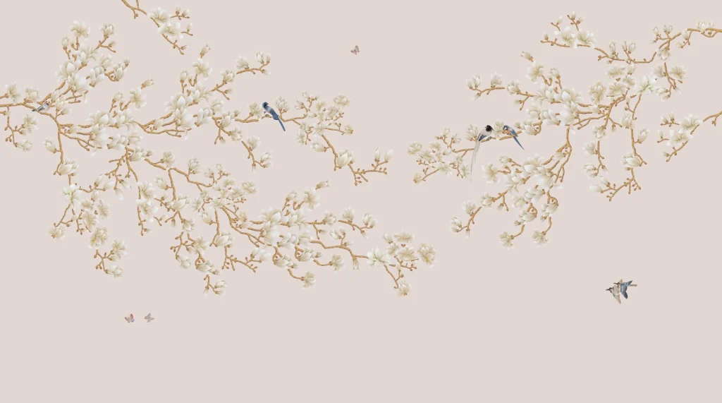 MAGNOLIA DREAM / C35 / HAND PAINTED