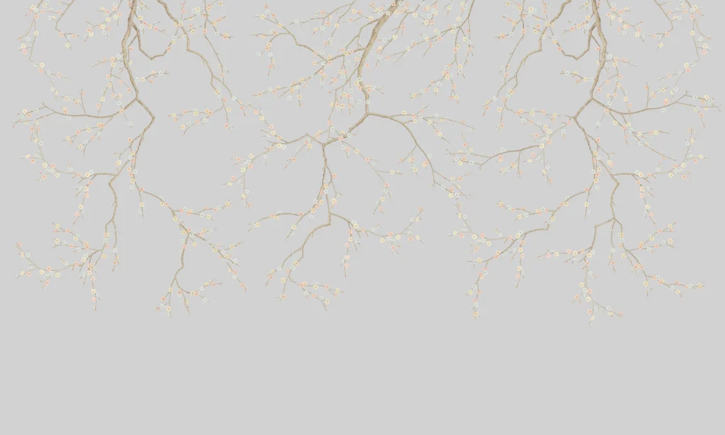 PLUM BLOSSOM / C41 / HAND PAINTED